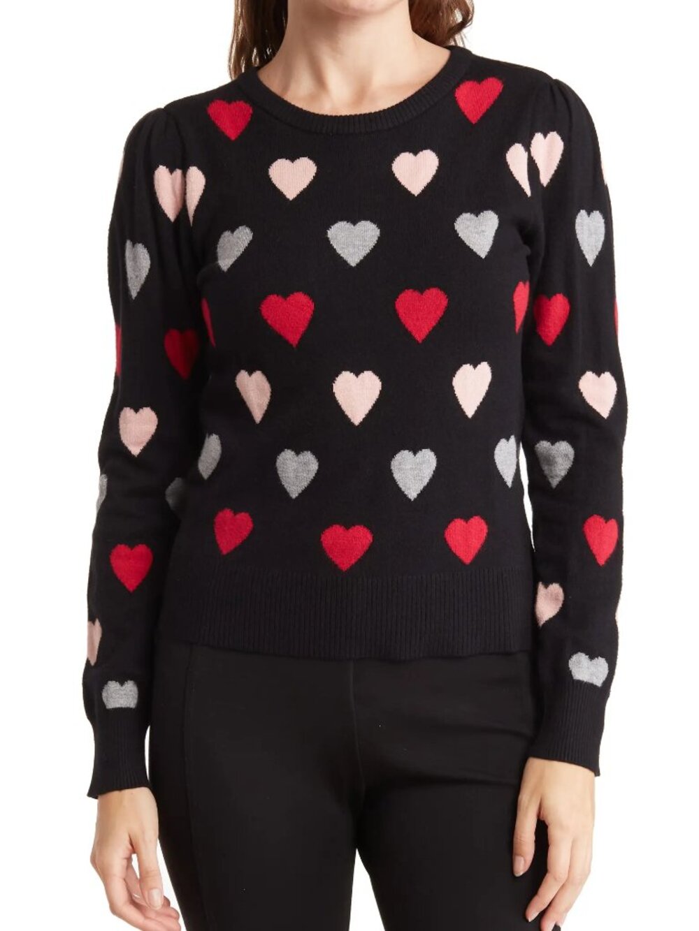 Kaily K Heart Sweater - XL